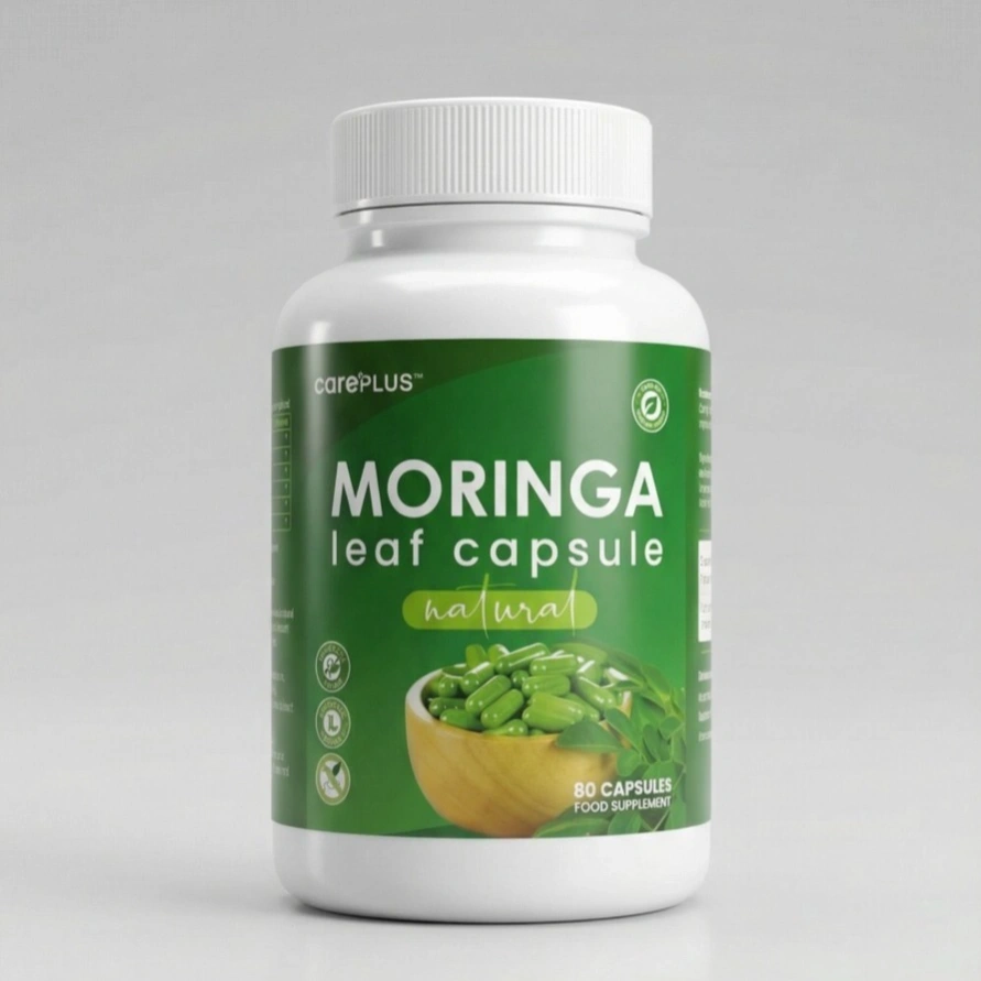 CarePlus Moringa Capsule 80pcs | Natural Immunity Booster & Energy Supplement